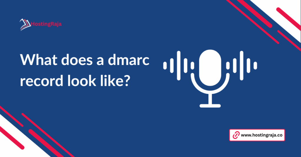 what does a dmarc record look like