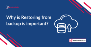 why is restoring from backup is important